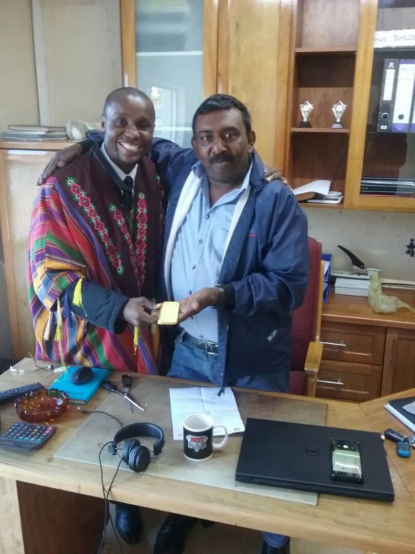 CEO on a gold transaction